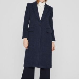 Club Monaco Navy Manteaux Coat